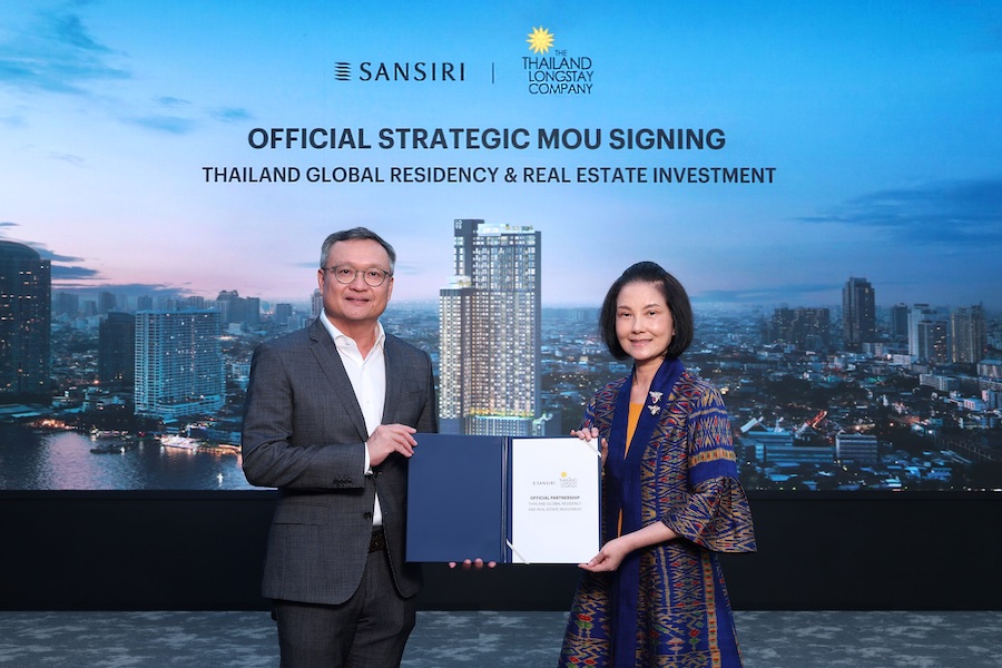 “แสนสิริ” ลงนาม “ไทยแลนด์ ลองสเตย์” ปั้นไทย Global Residential Hub ดึงกำลังซื้อทั่วโลก